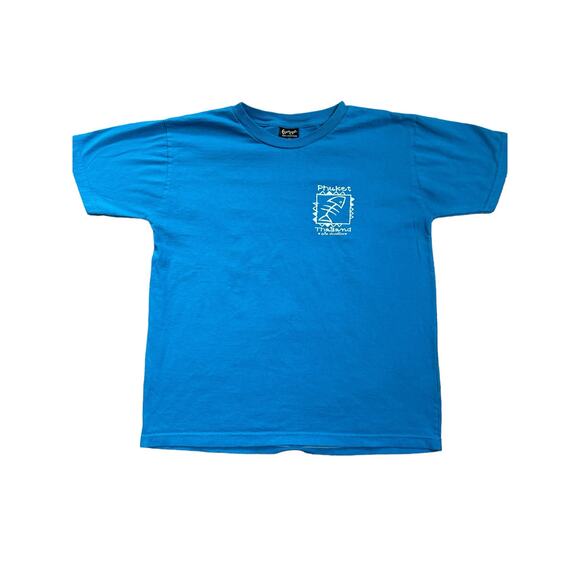 Funny T Shirt Phuket Thailand Blue T Shirt Size M Medium Seldom Worn - Picture 2 of 7